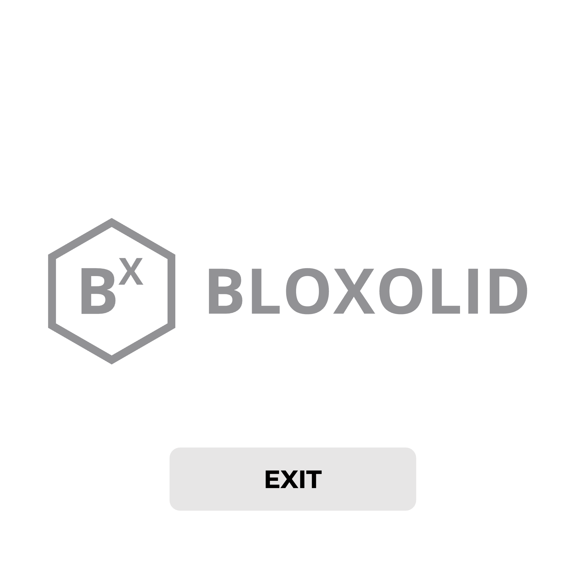 Bloxolid Logo Exit